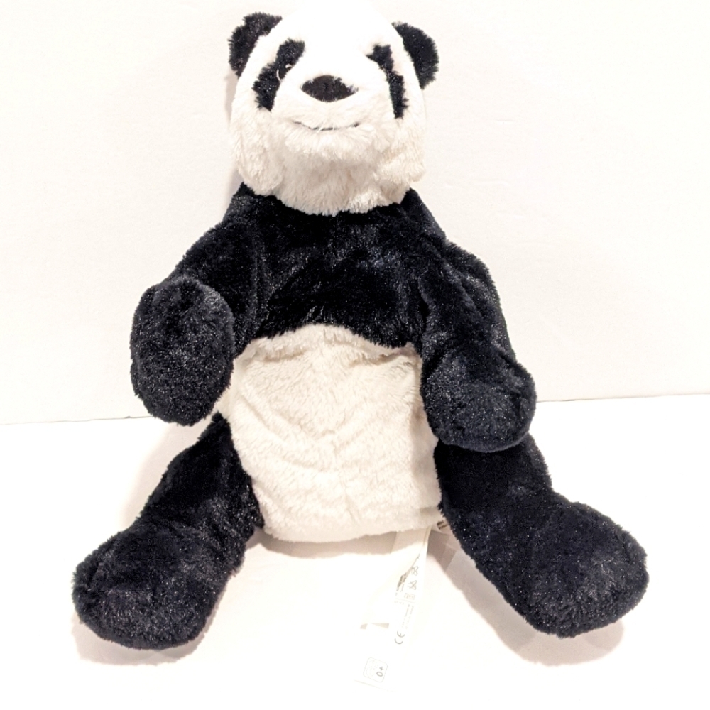 Ikea KRAMIG Panda Bear Plush 12”